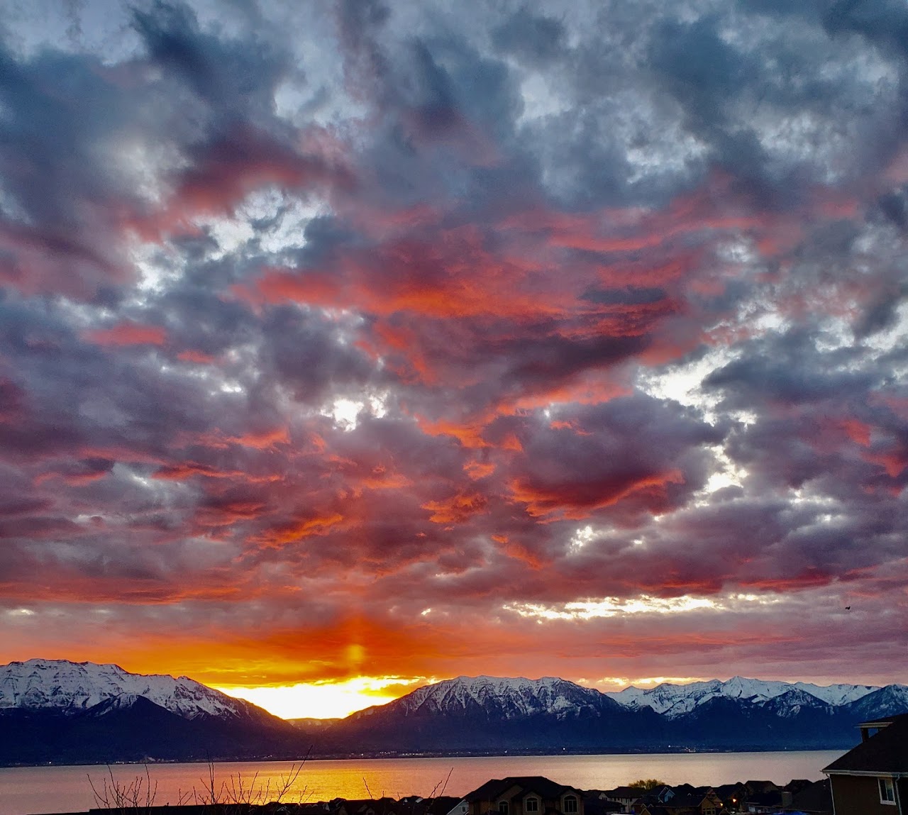 Peaceful mountain landscape